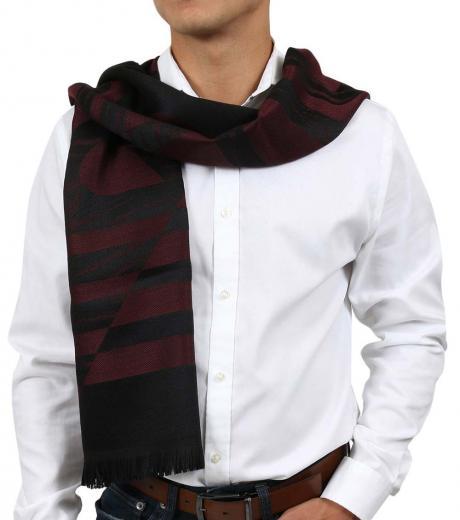 red signature modish scarf