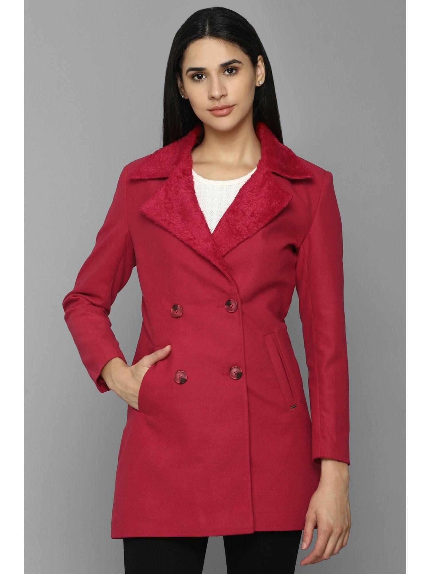 red solid jacket