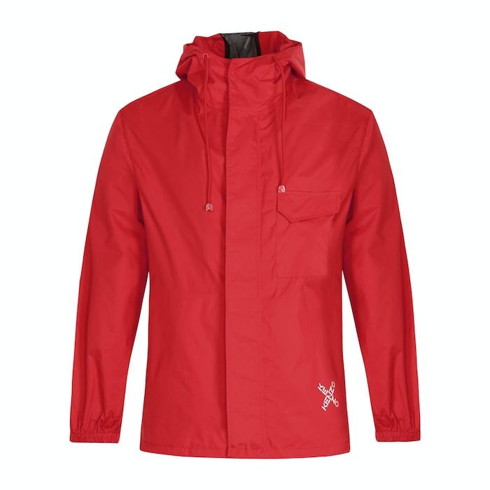 red solid jacket