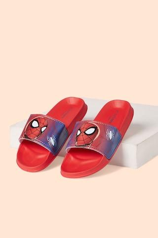 red spider man casual boys pool slide