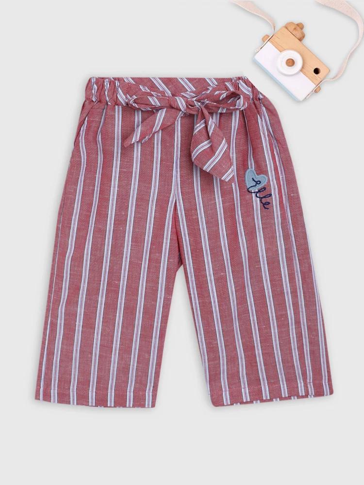 red striped regular fit trouser