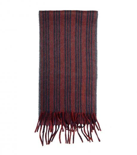 red striped scarf