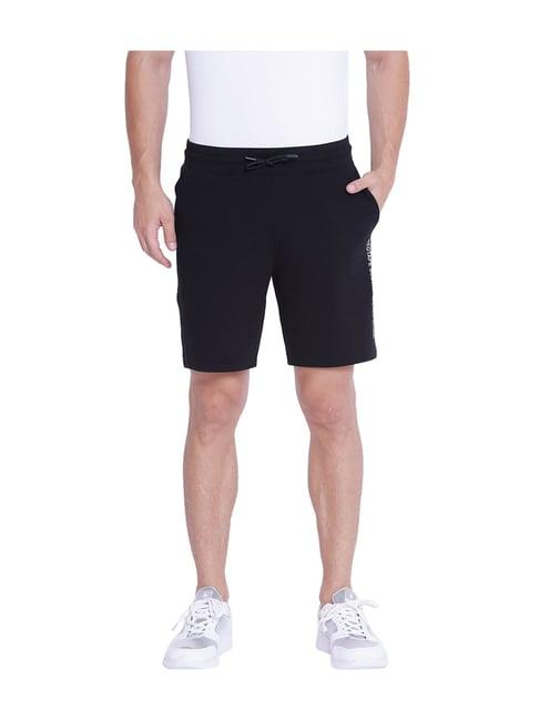 red tape black sports shorts