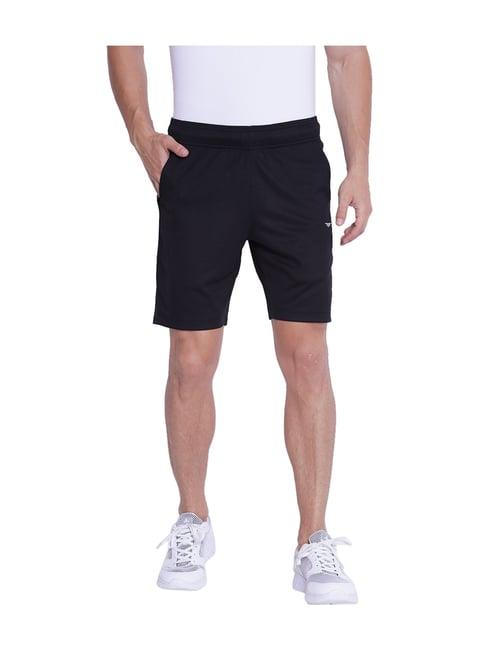 red tape black sports shorts