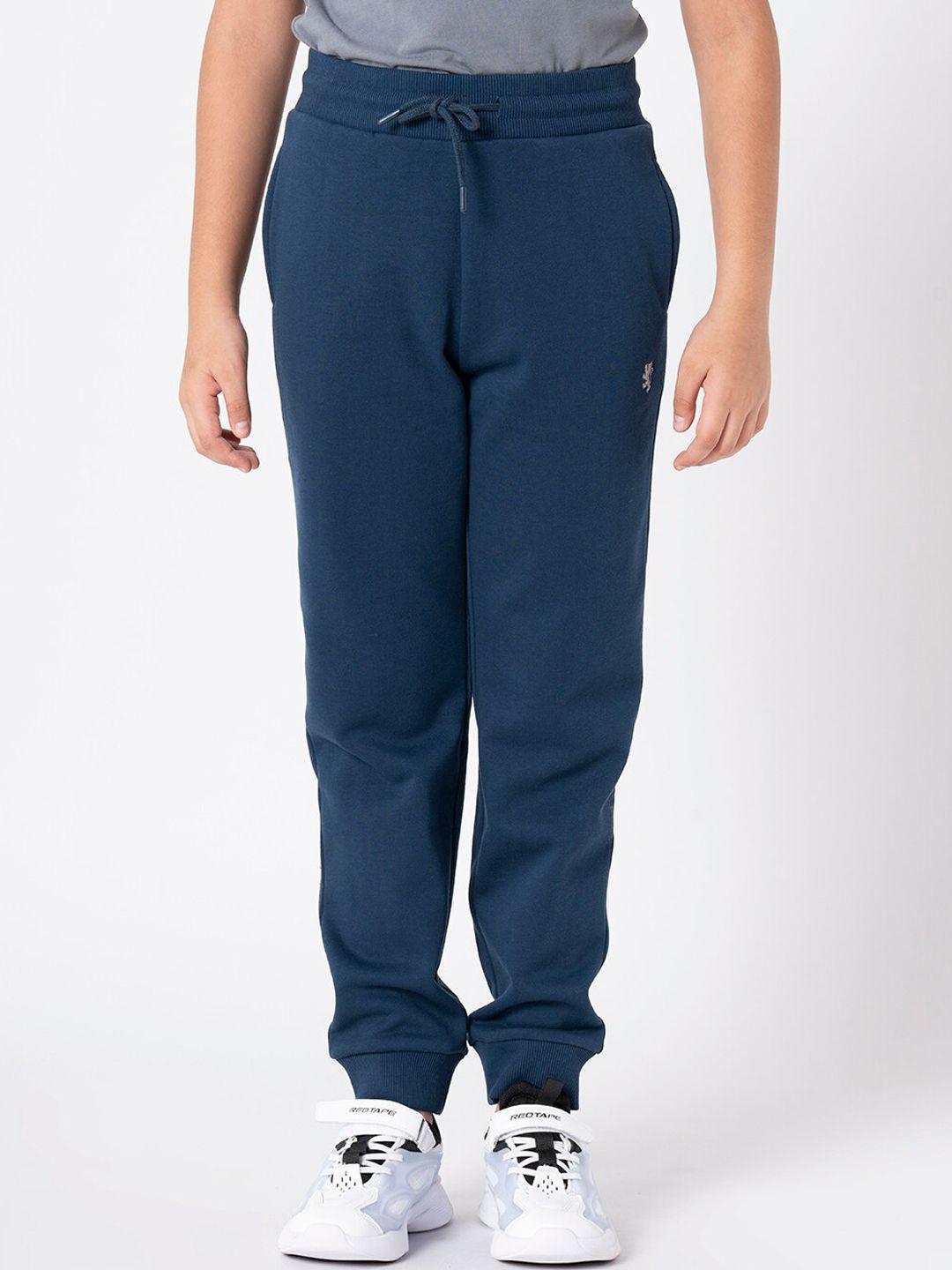 red tape boys blue solid drawstrings joggers