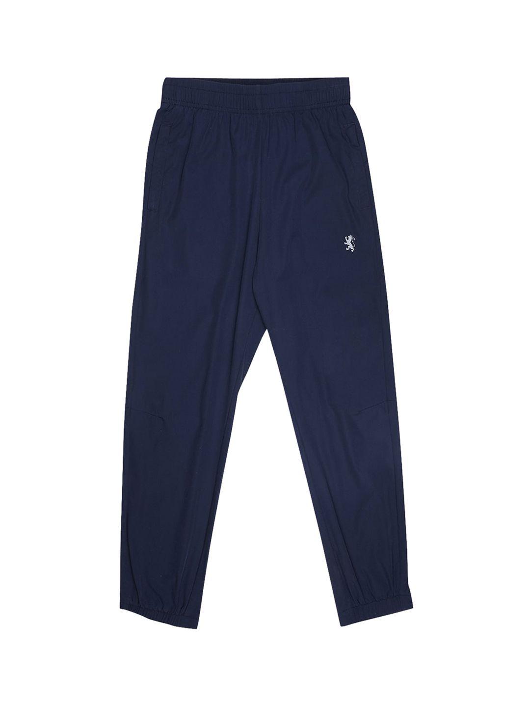 red tape boys navy blue solid track pants