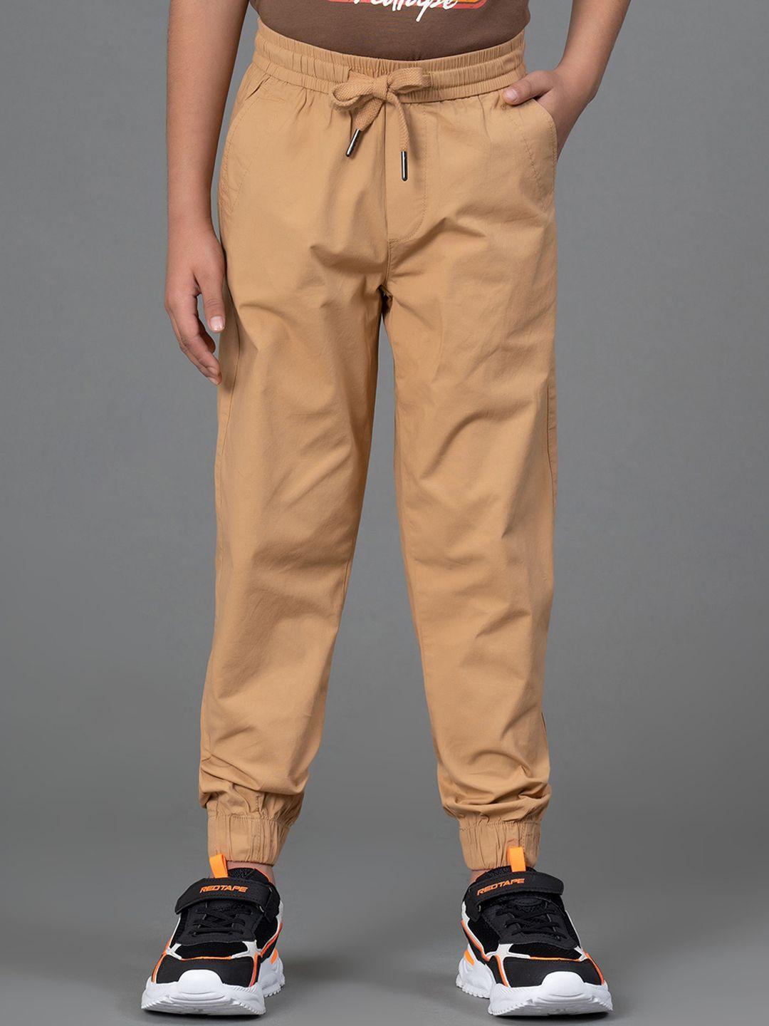 red tape boys regular fit mid-rise joggers
