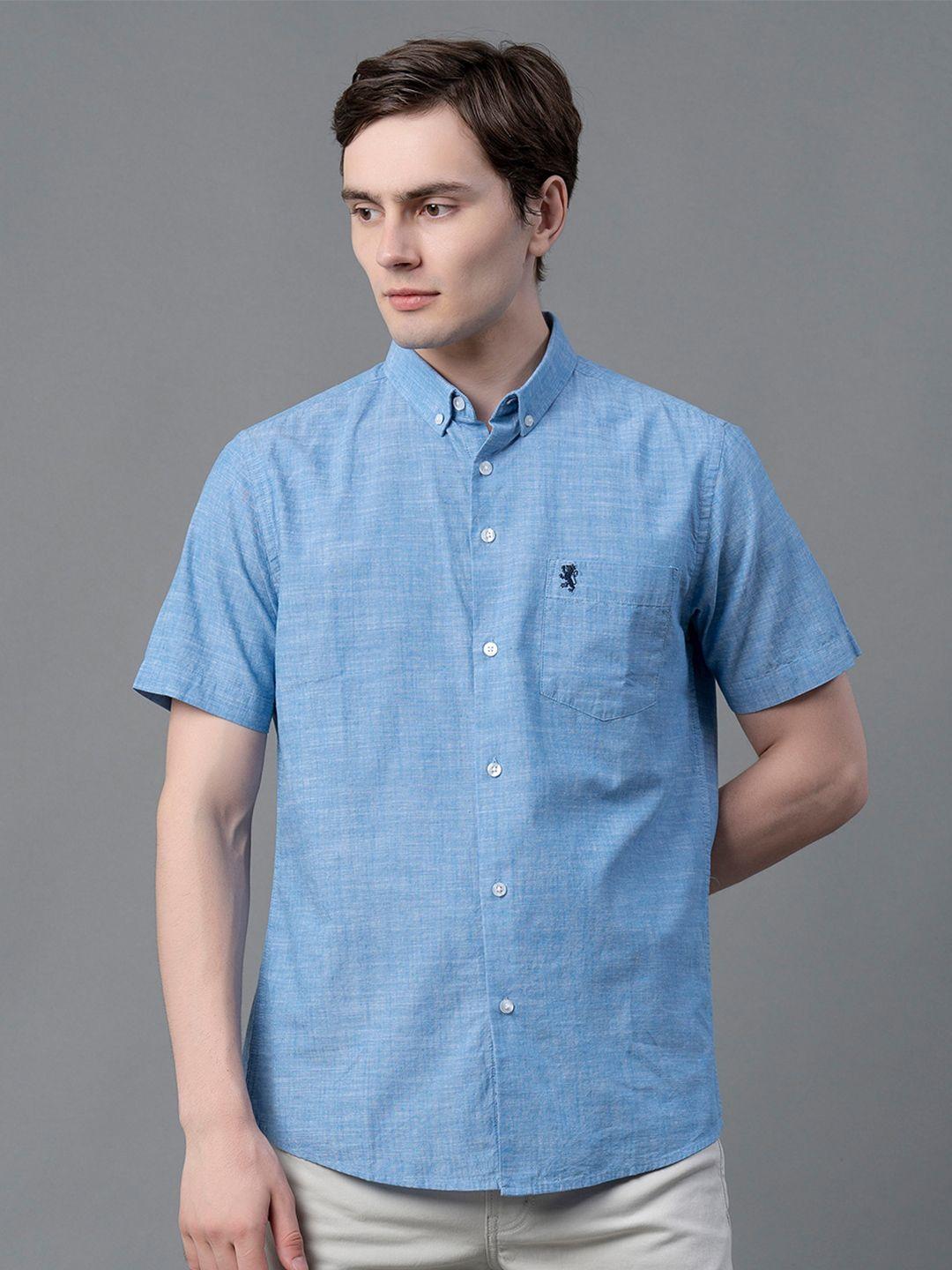 red tape button-down collar pure cotton casual shirt