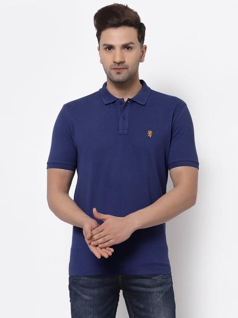 red tape dark blue cotton polo t-shirt