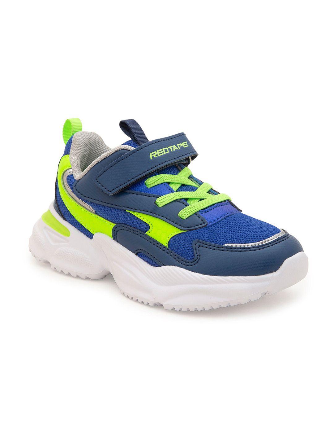 red tape kids blue & green sports shoes