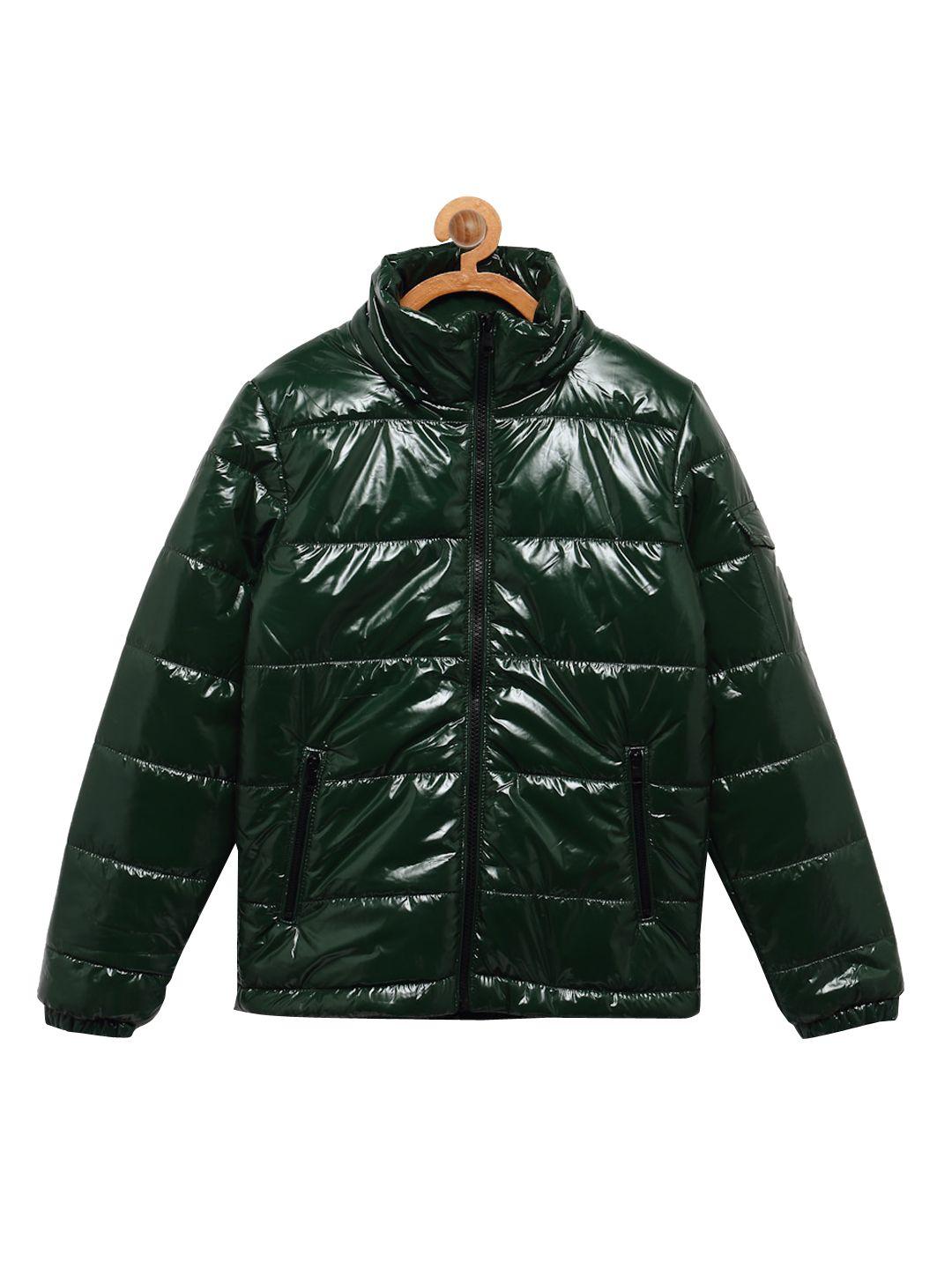 red tape kids green hooded padded jacket