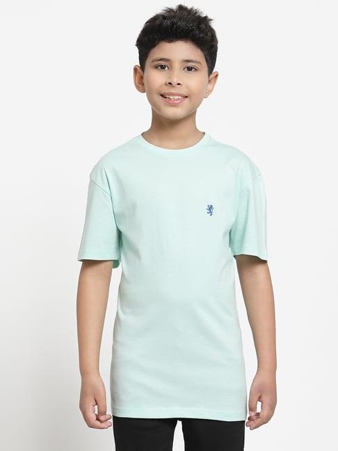 red tape kids mint green cotton t-shirt