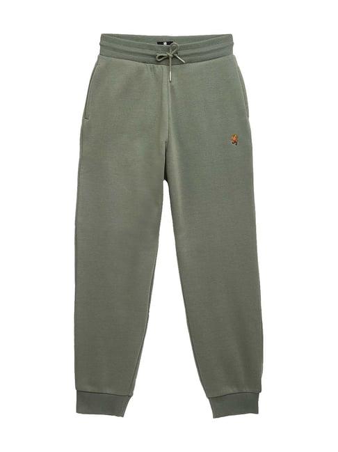 red tape kids olive green mid rise jogger