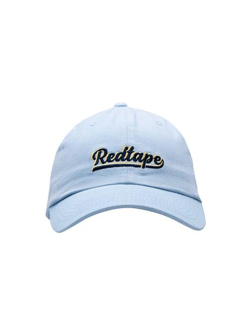 red tape light blue baseball cap