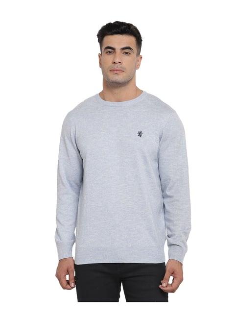 red tape light blue regular fit sweater