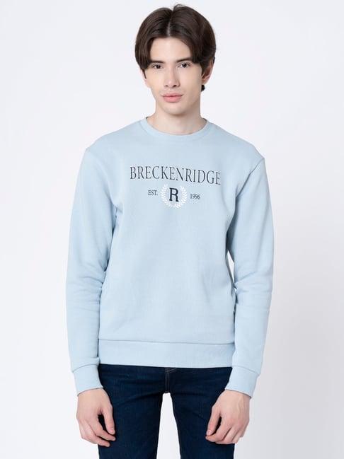 red tape light blue round neck sweatshirt