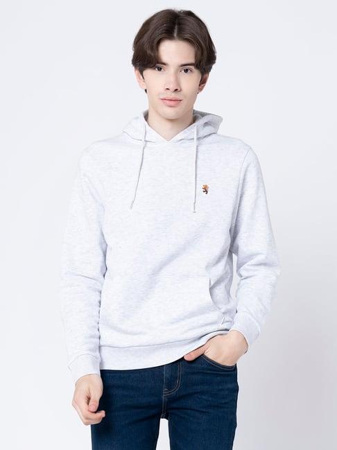 red tape light grey hooded sweatshirt