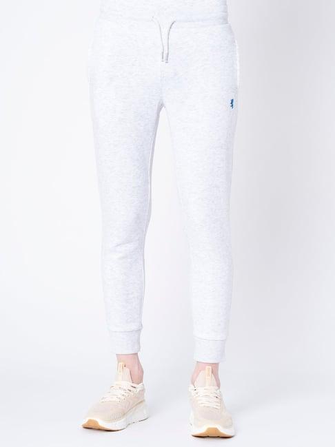 red tape light grey regular fit joggers