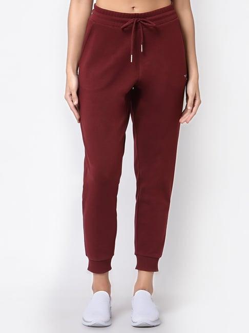 red tape maroon regular fit joggers