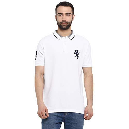 red tape men's solid regular fit polo (rph7125_white s)