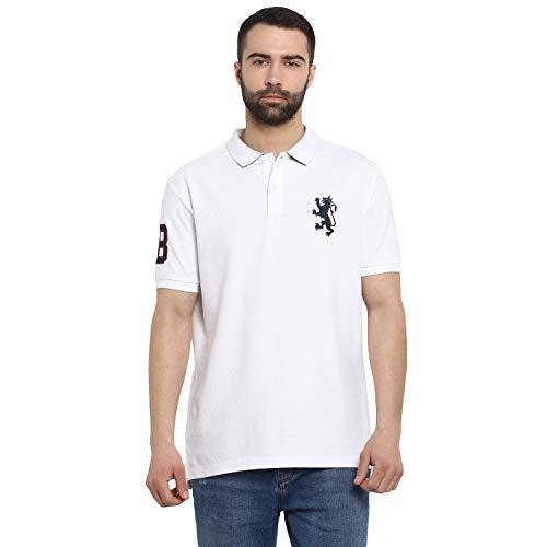 red tape men's solid regular fit polo (rph7175_white s)