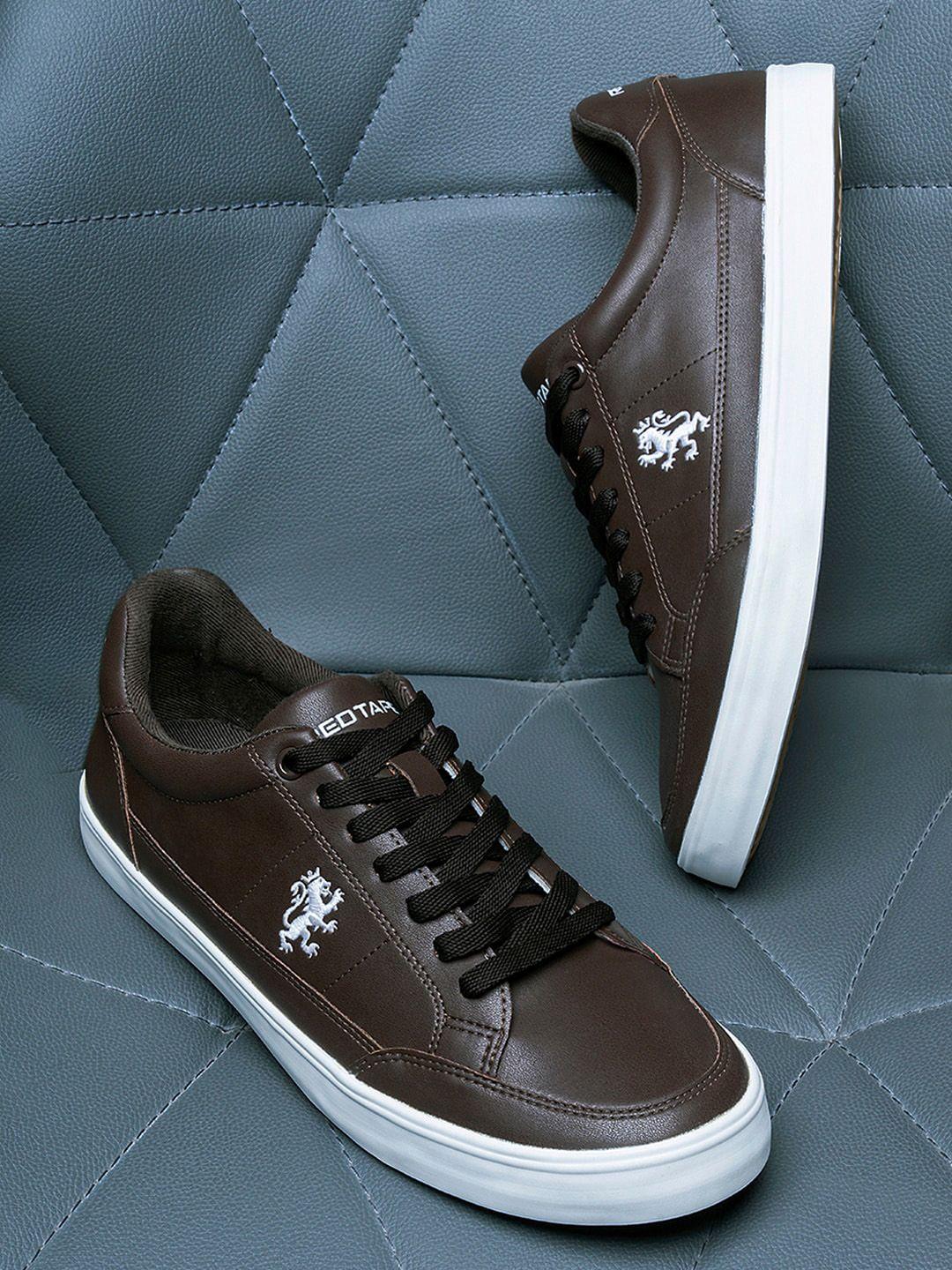 red tape men brown sneakers