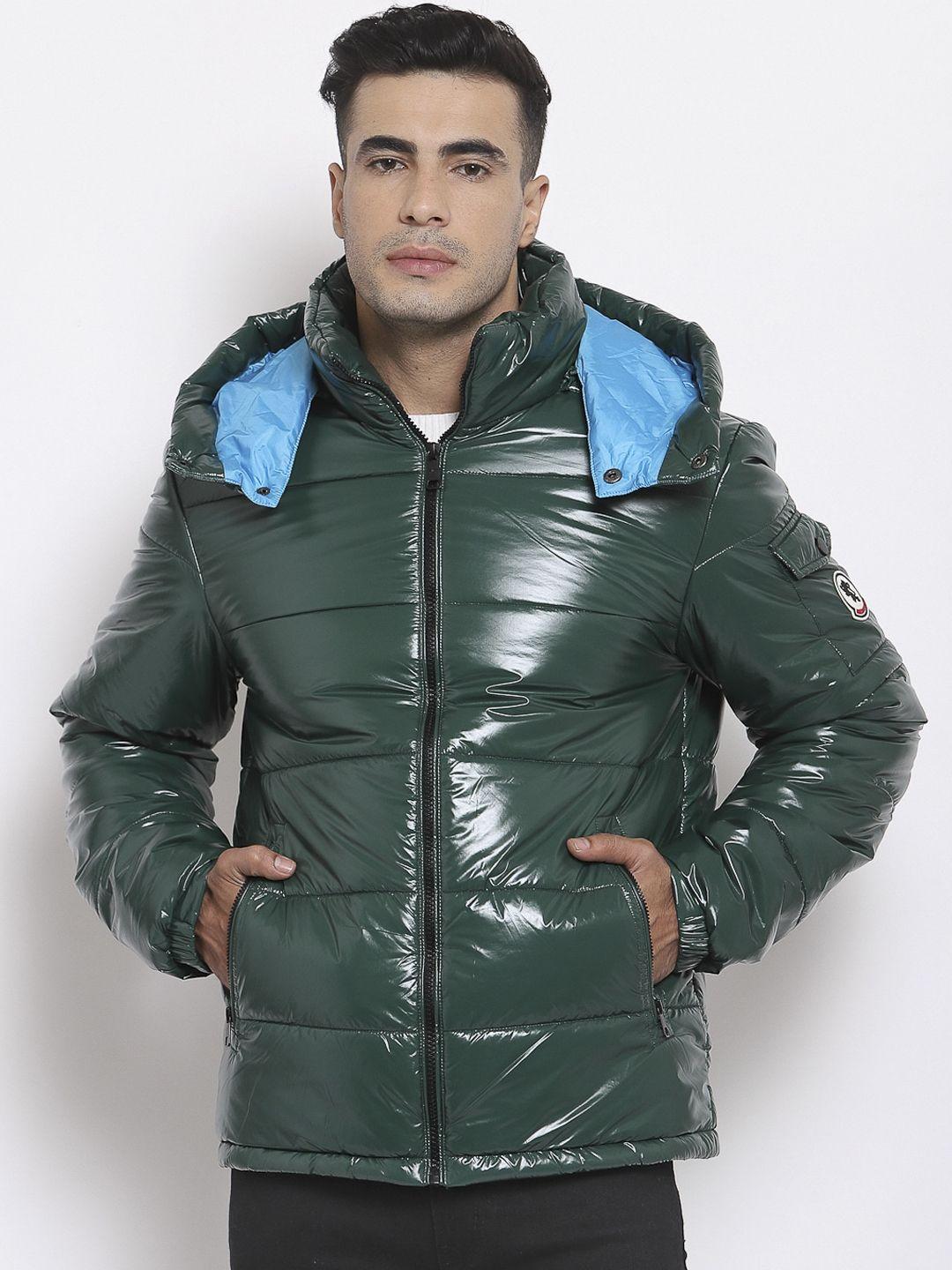 red tape men green padded jacket