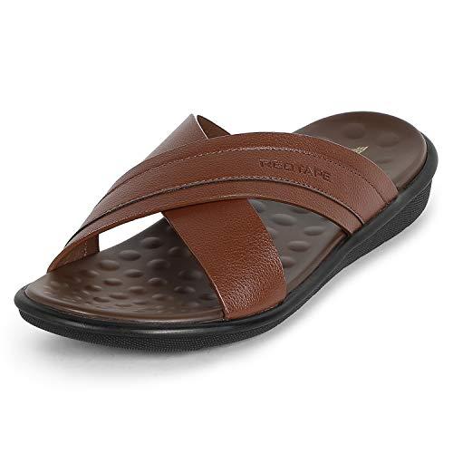 red tape men light brown sandals-7