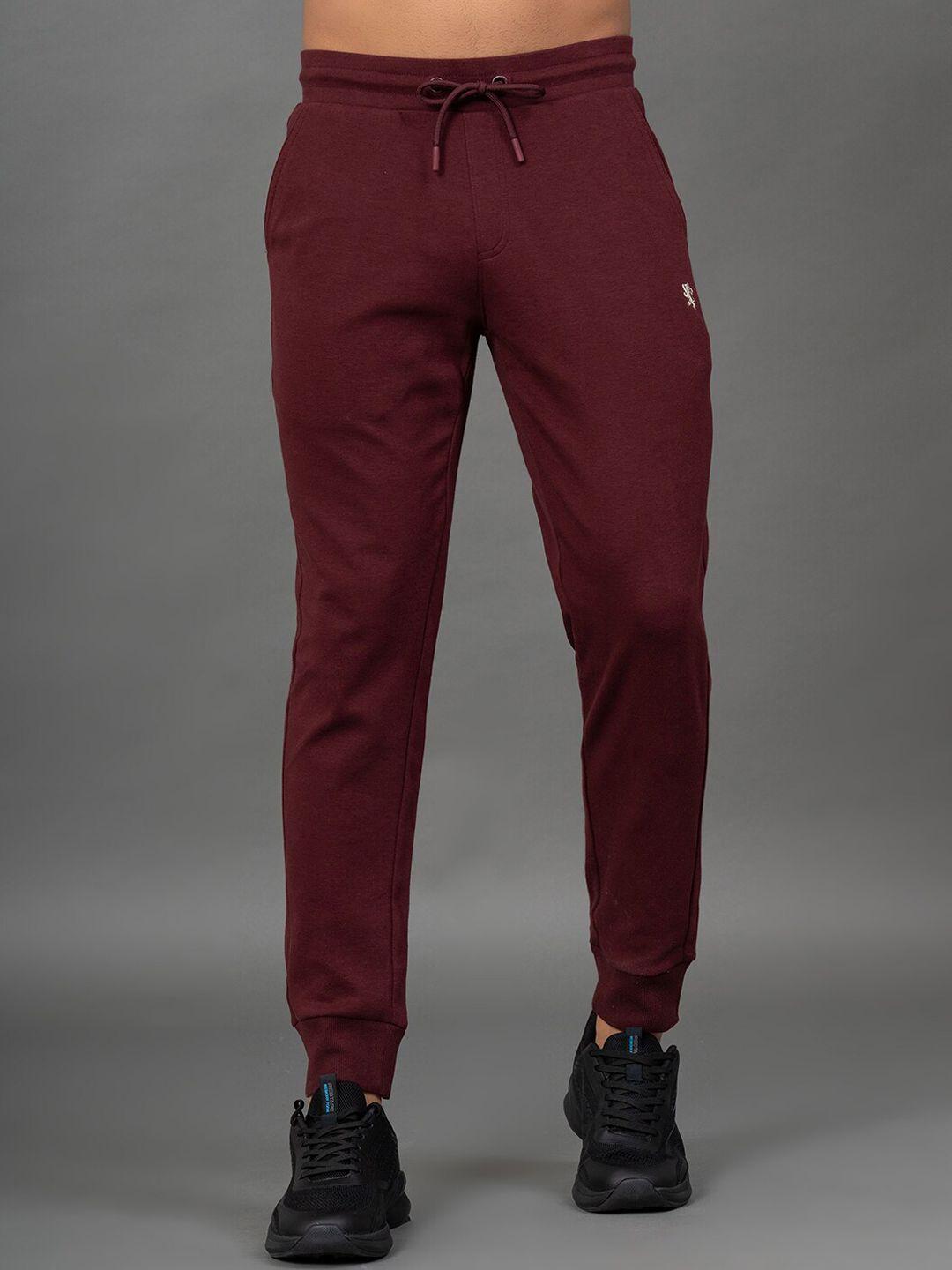 red tape men mid-rise cotton joggers