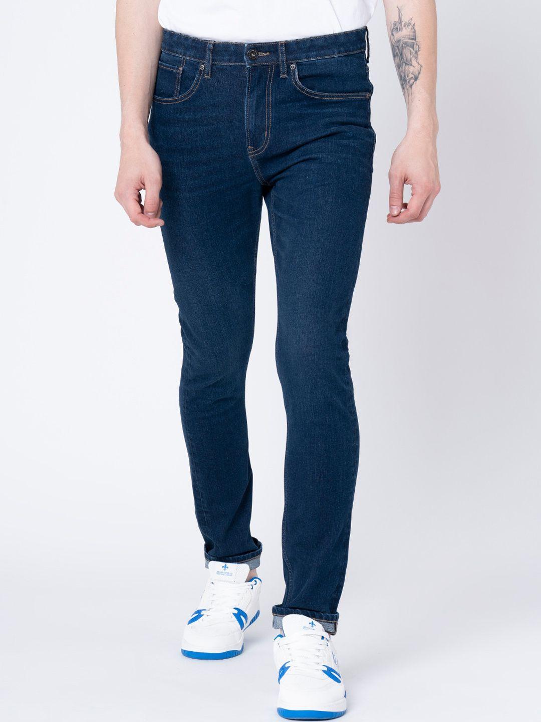 red tape men skinny fit mid-rise stretchable jeans