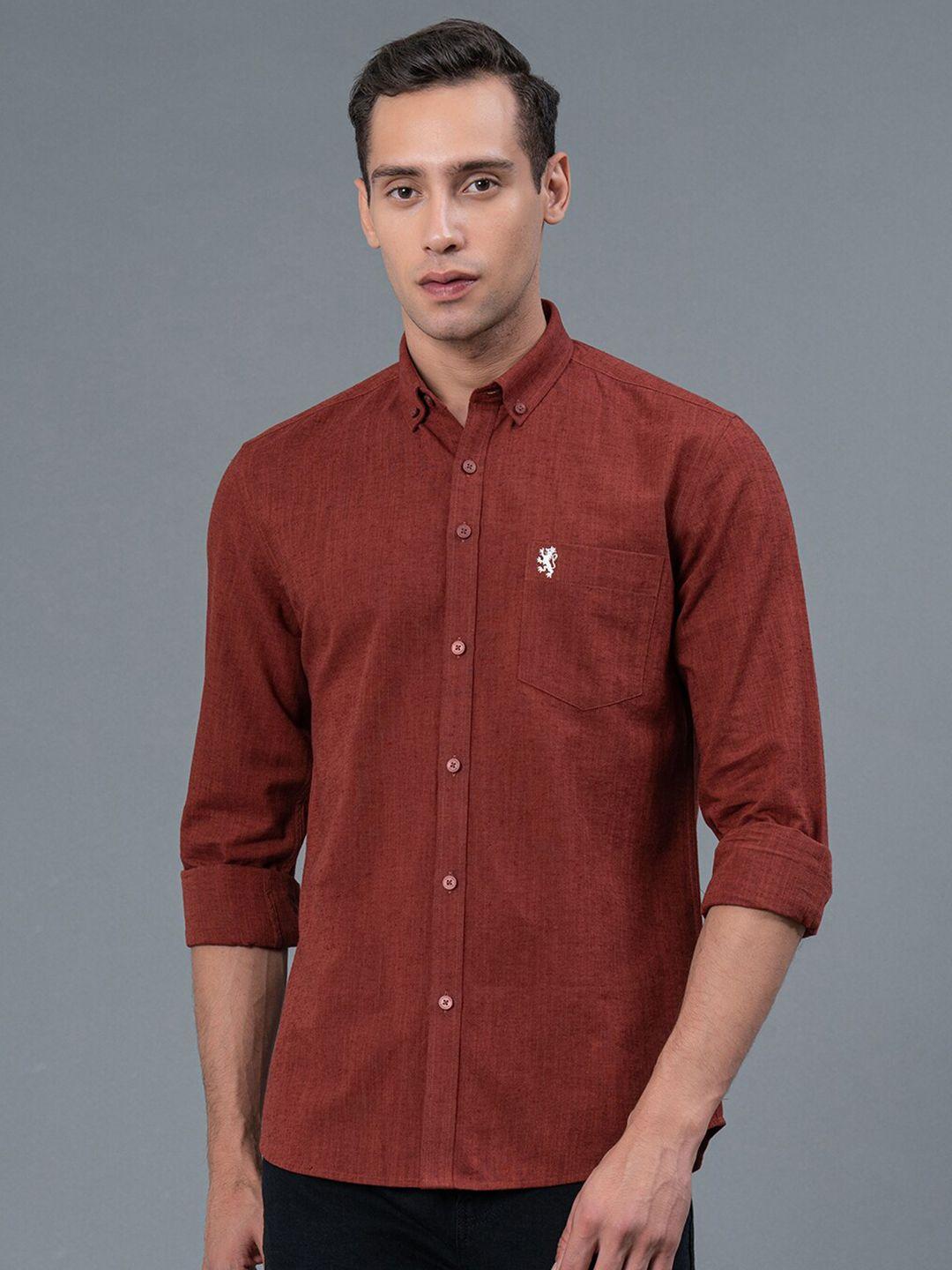 red tape regular fit button-down collar casual shirt