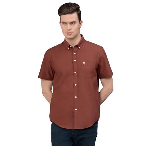 red tape rust oxford shirt for men | durable & stylish_rhs0219-xl