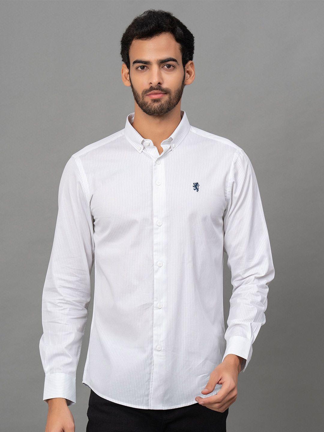 red tape spread collar pure cotton casual shirt