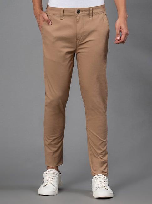 red tape tan skinny fit chinos