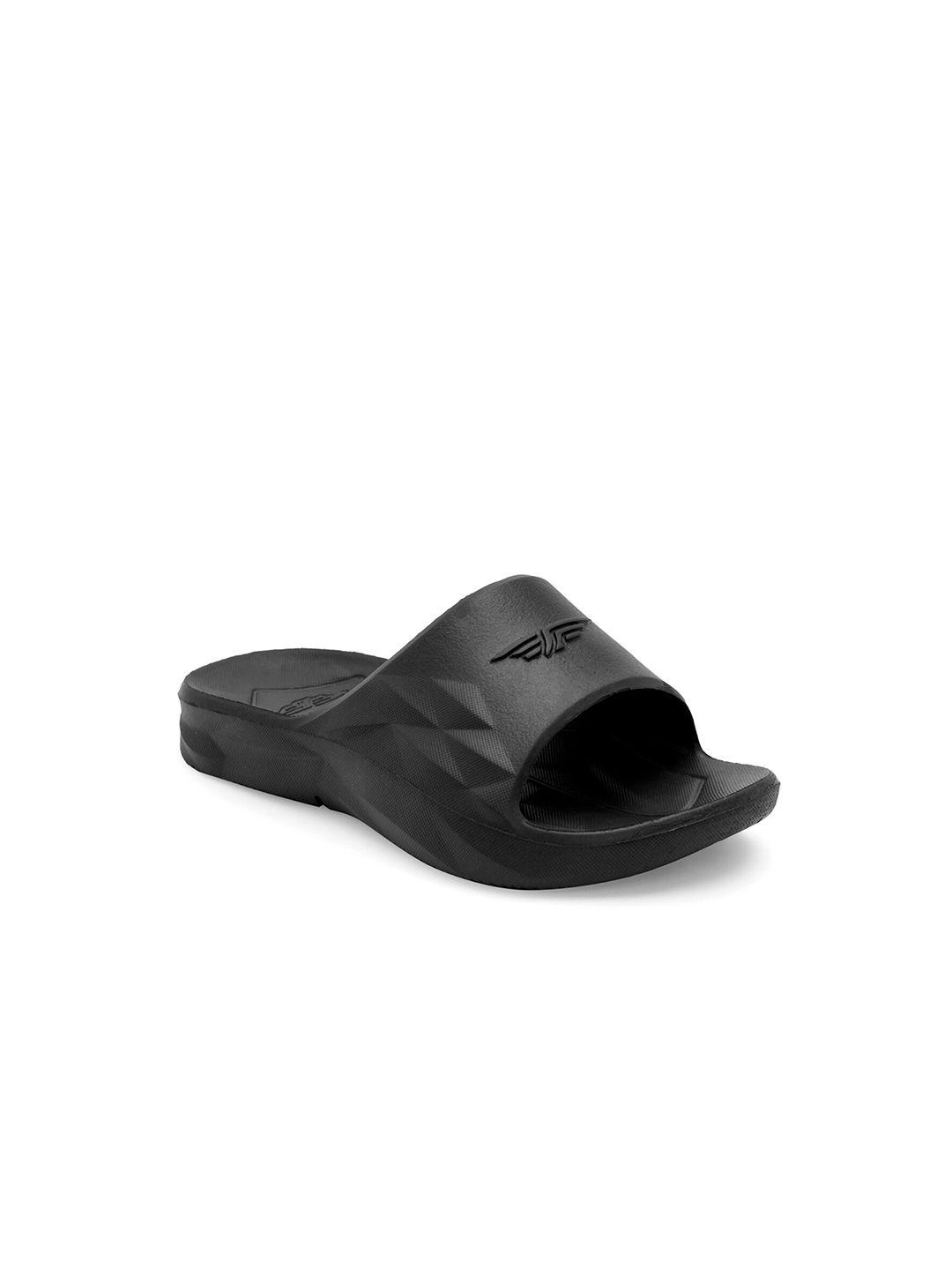 red tape unisex kids black rubber sliders