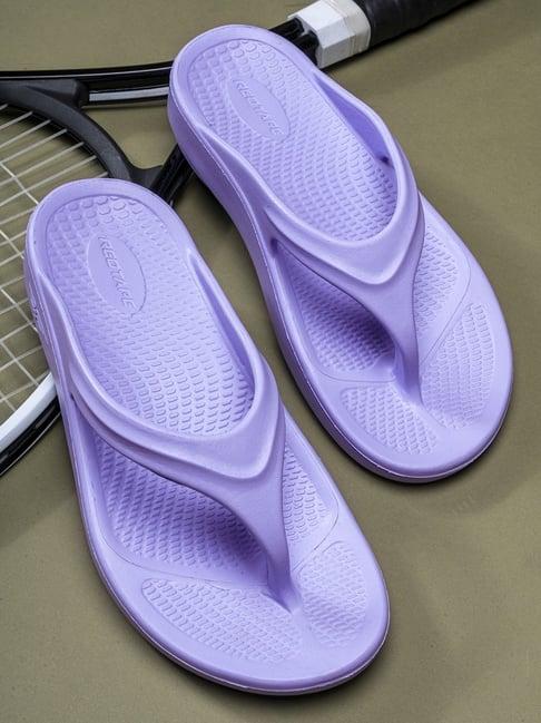 red tape women's lavender flip flops