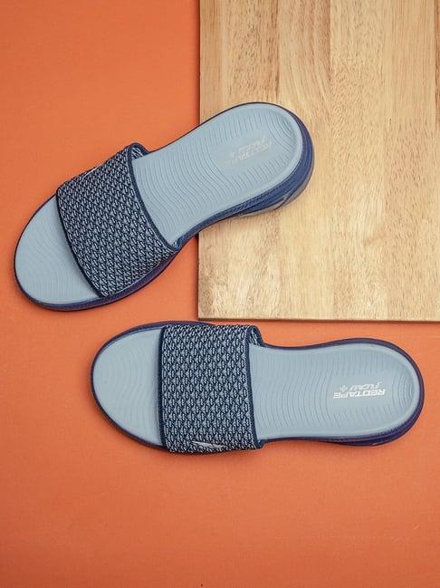 red tape women's navy slides