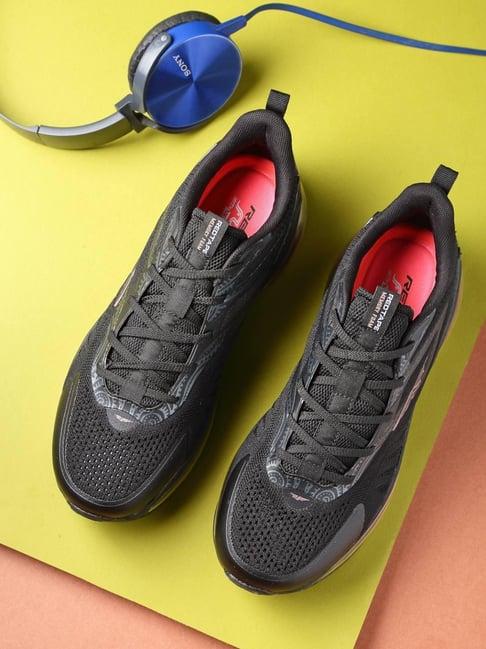 red tape women's obsidian black running shoes