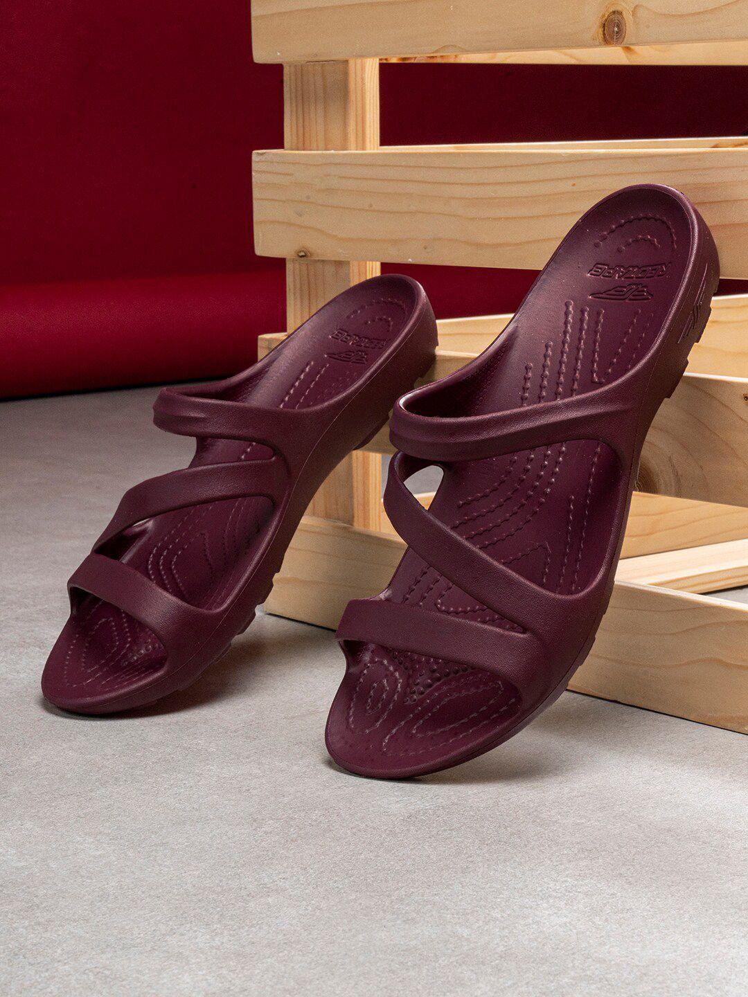 red tape women rubber sliders