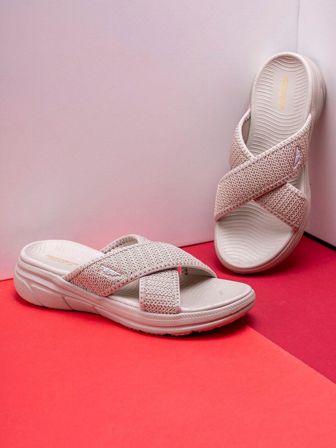 red tape women textured sliders