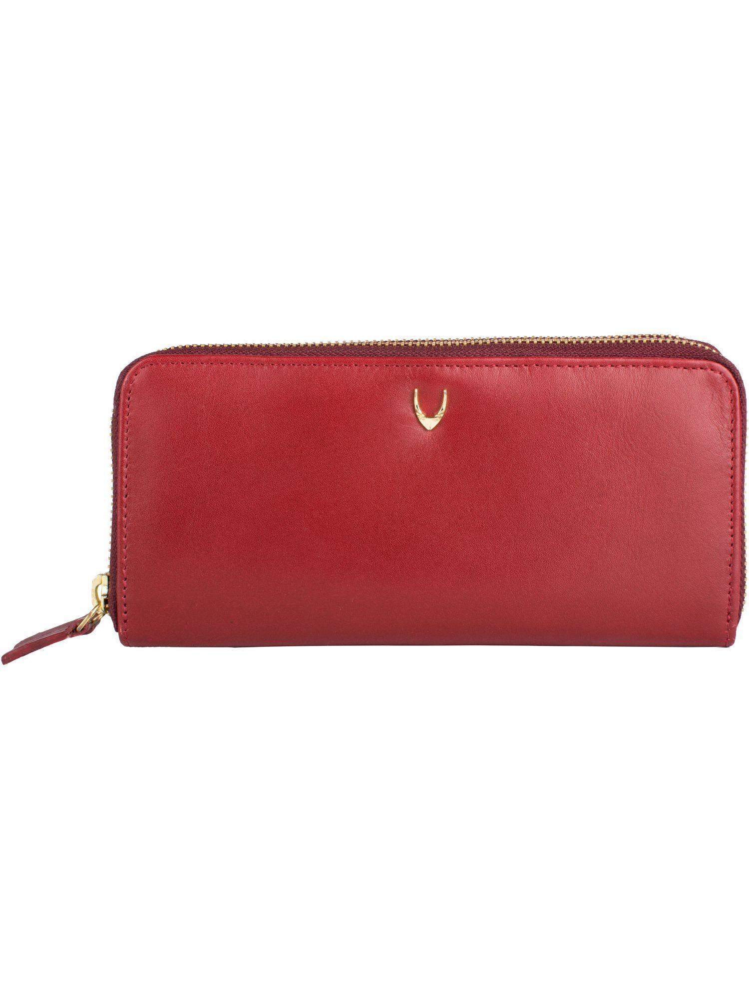 red womens wallet