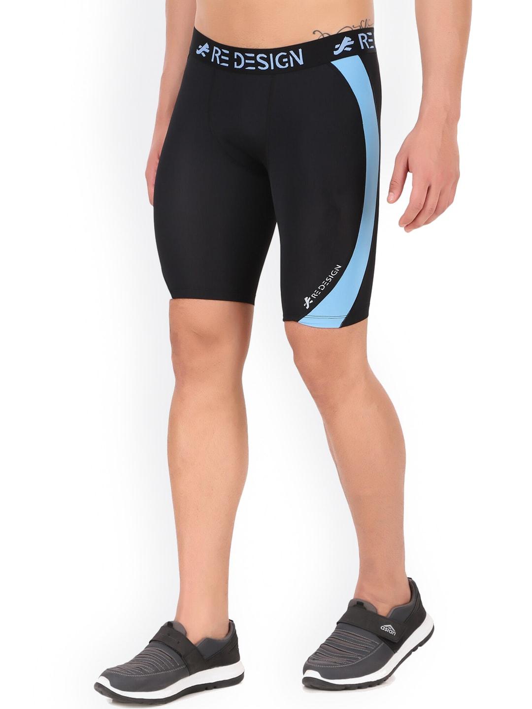 redesign men skinny fit rapid-dry running sports shorts