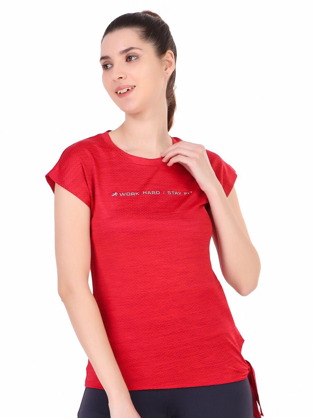 redesign women red t-shirt