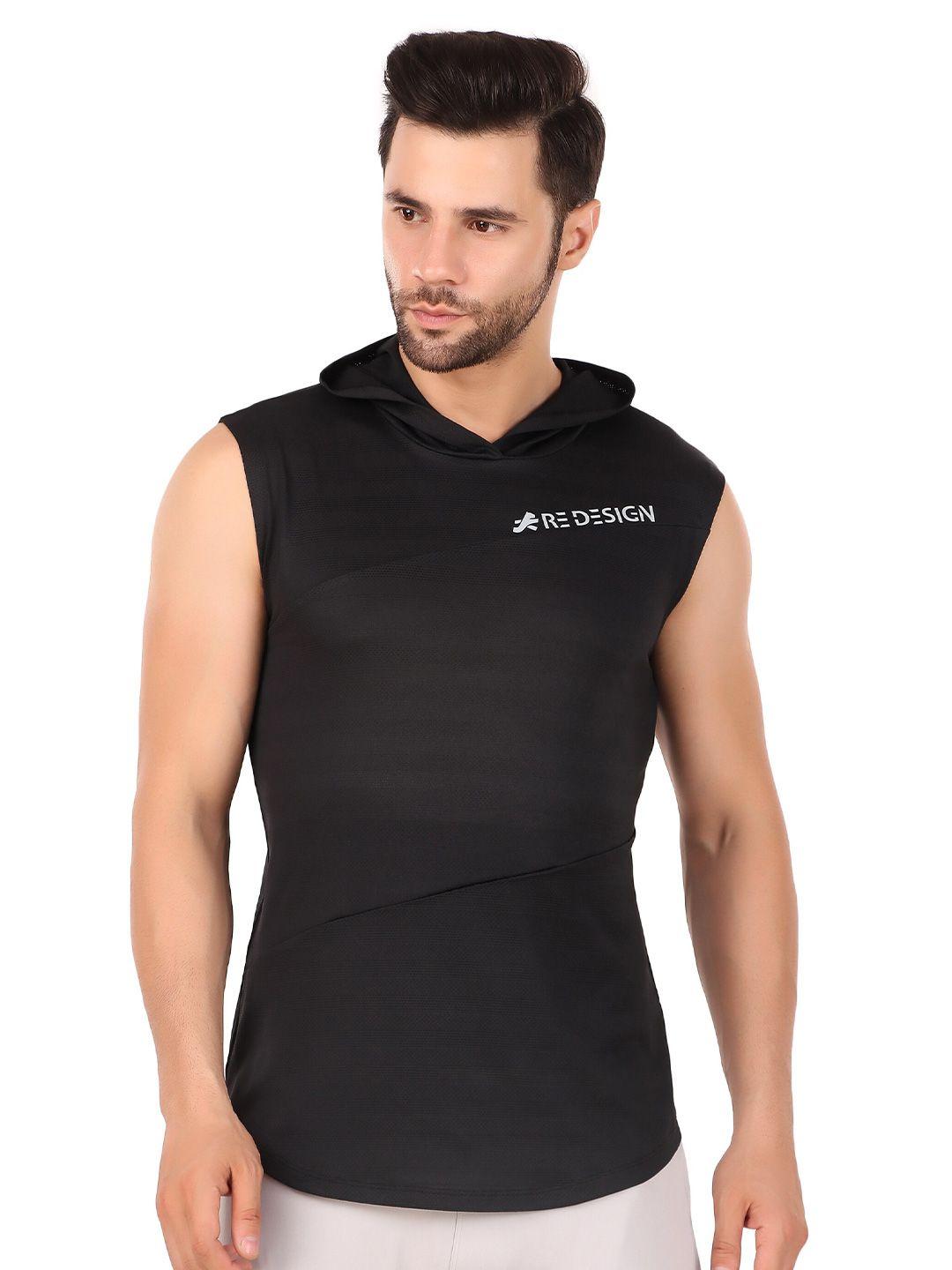 redesign hooded sleeveless dry fit t-shirt