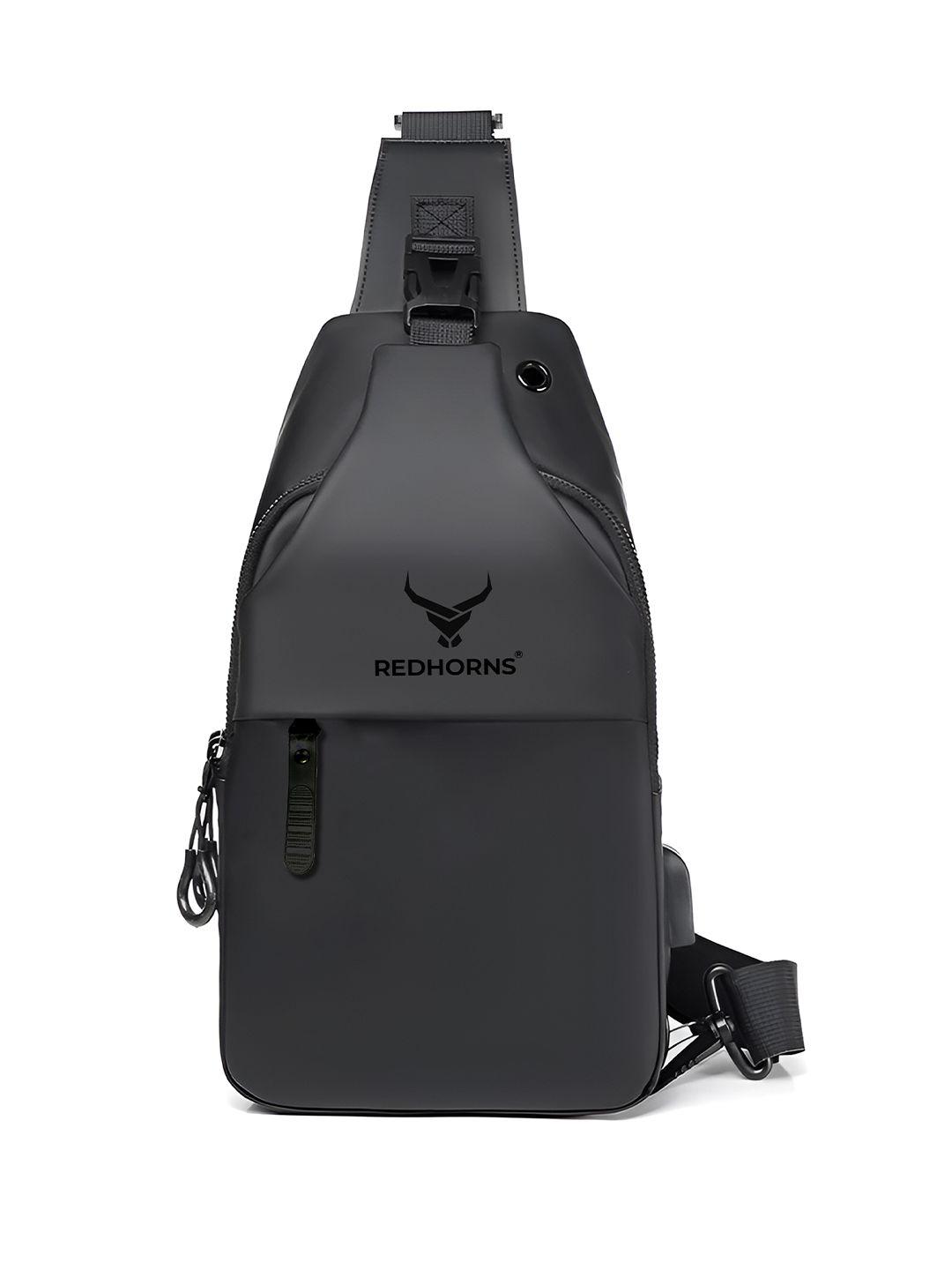 redhorns crossbody chest backpack with usb charging port