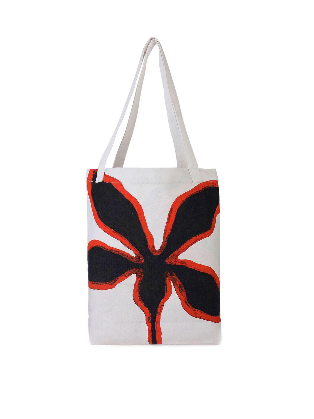 rediscover fashion floral printed structured tote bag