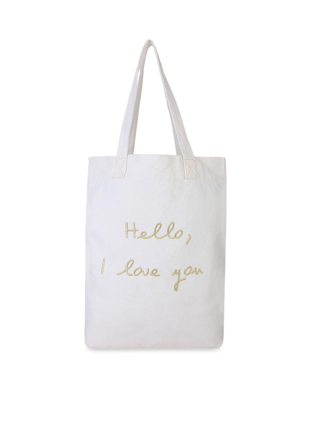 rediscover fashion typography printed oversized shopper tote bag