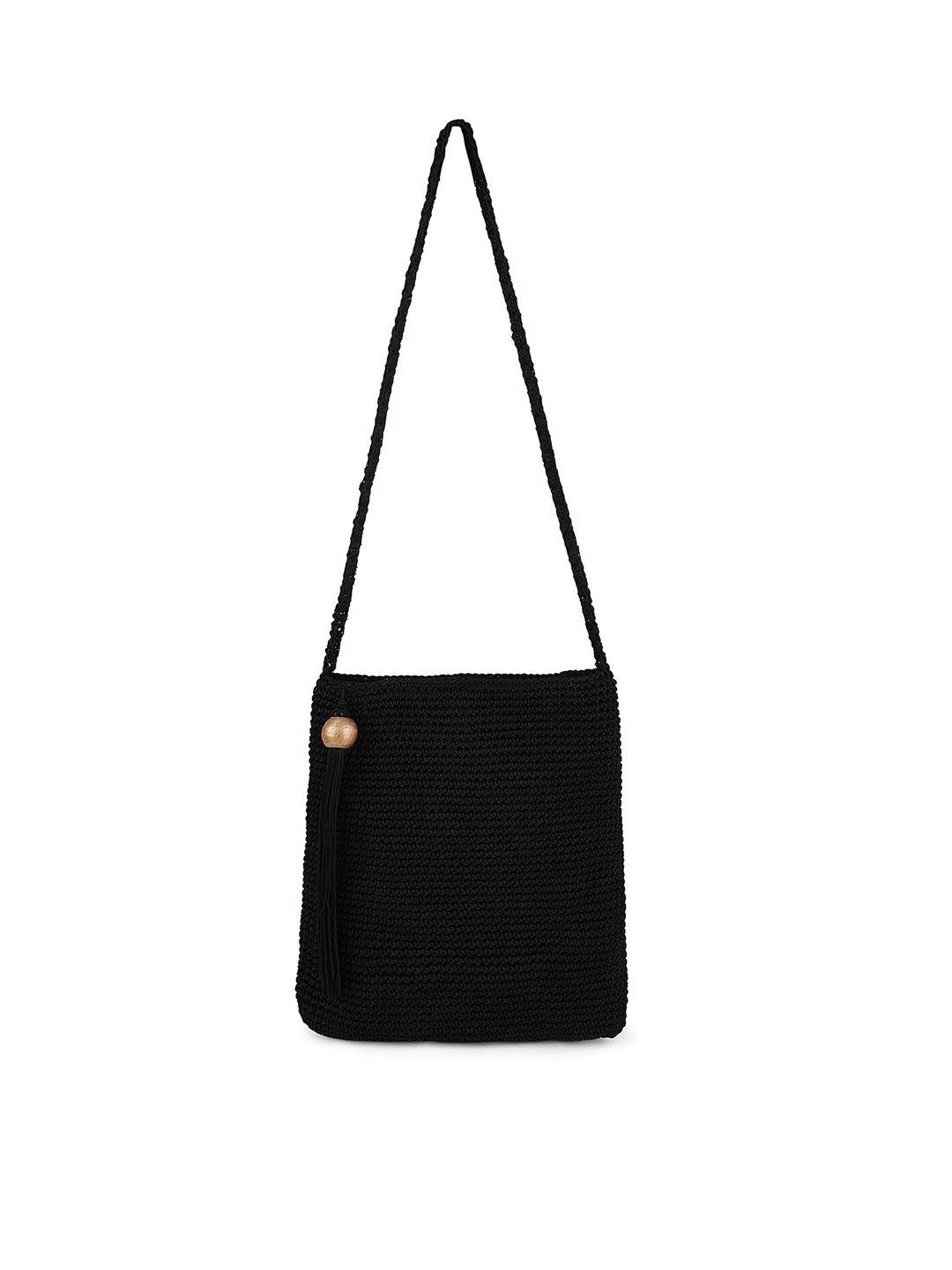 rediscover fashion shopper sling bag with tasselled