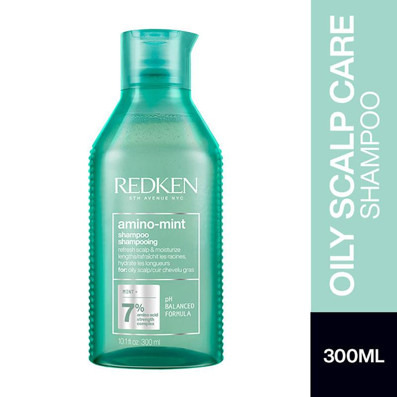 redken amino mint shampoo for sensitive & oily scalp