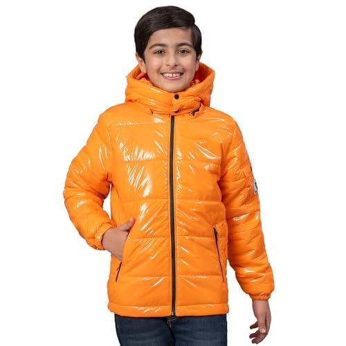 redtape orange jacket for kids | comfortable and stylish